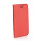 Pouzdro / obal univerzální 5,0 5,5 " červené - knížkové Leather Smart