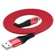Datový kabel pro iPhone, 8 pin X38, 1 metr, červený - HOCO