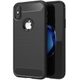 Obal / kryt na Apple iPhone XS černý - Forcell CARBON