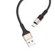 Kabel USB / USB-C 1m černo-zlatý - HOCO