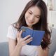 Pouzdro / obal na Samsung Galaxy S22 Ultra modrý - knížkový Smart Case