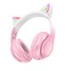 Bezdrátová sluchátka HOCO W42 Cat Ear růžová