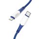 Kabel Typ C na Apple iPhone Lightning 8-pin Power Delivery PD20W Ferry X70 1m modrý - HOCO