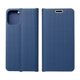 Pouzdro / obal na Samsung Galaxy S22 modrý - knížkové Forcell Luna Book Carbon