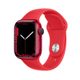 Silikonový náramek pro Apple Watch 42/44/45/49mm červený - FORCELL