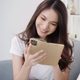 Pouzdro / obal na Xiaomi Redmi Note 8T zlaté - knížkové Smart Case