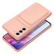 Obal / kryt na Samsung Galaxy S21 FE růžový Forcell CARD