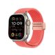 Pružný pletený řemínek na hodinky Apple Watch 38/40/41 mm, růžový - Dux Ducis