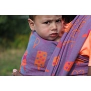 YARO COOL DUO FUCHSIA ORANGE TURKIS TENCEL KAPOK - YARO SLINGS - ŠÁTKY