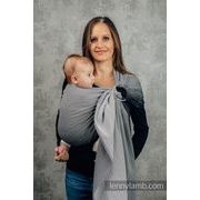 LENNY LAMB RING SLING - LITTLE HERRINGBONE OBMRE GREY - STANDARD 1.8M - LENNYLAMB RING SLING - ŠÁTKY