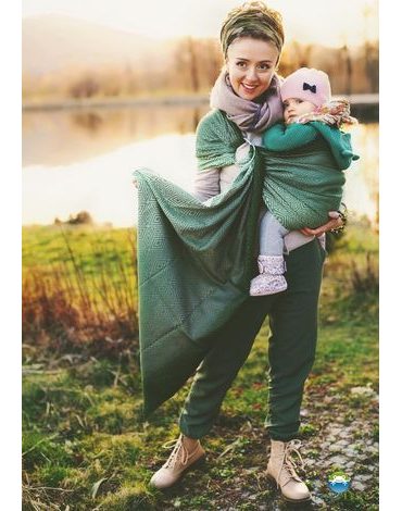 LITTLE FROG RING SLING - MOSSY CUBE - M