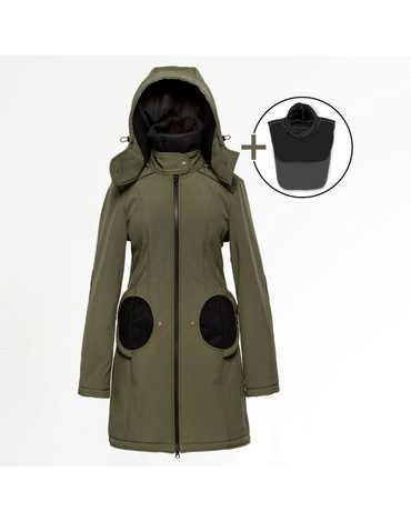 Liliputi zimní nosící kabát 4v1 Forest Green - sleva