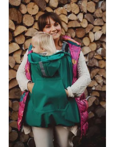 Little Frog softshellová zateplovací kapsa - Teal