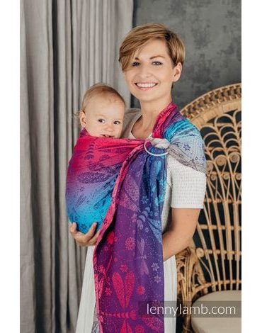 Lenny Lamb ring sling - DRAGONFLY- FAREWELL TO THE SUN - standard 1.8m