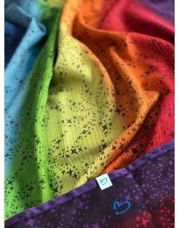 Beloved ring sling - Black Arcoiris - S (1,7m)