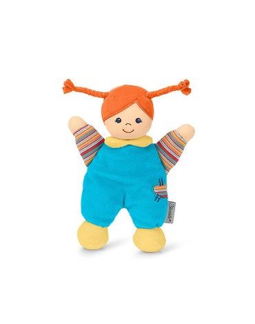 Sterntaler měkká panenka s rolničkou a culíky