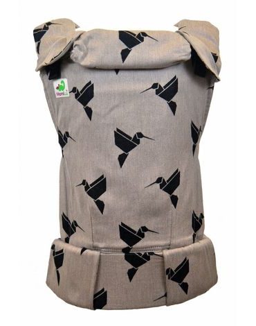 MoniLu UNI nosítko - Colibri Sand + slintáčky