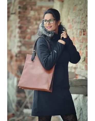 Angel Wings softshellový nosící kabát - černý