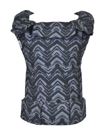 MoniLu UNI nosítko - Boho Dark Grey + slintáčky