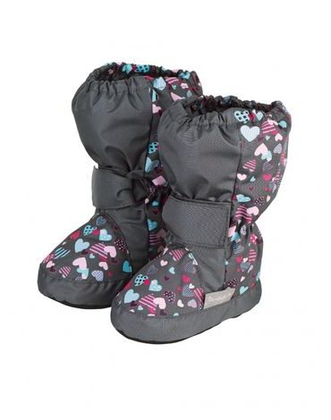 Capáčky Sterntaler Thinsulate - grey hearts