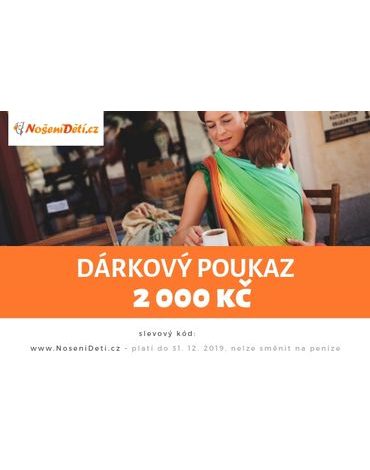Dárkový poukaz 2000 Kč