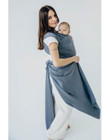 LennyLamb elastický šátek - Anthracite - 5 m