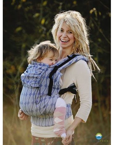 Little Frog XL Toddler nosítko - Blue Pines