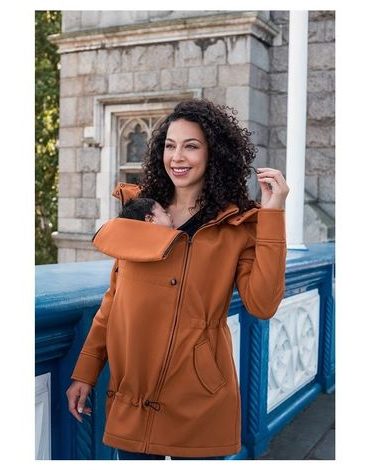 Wombat SHELL softshell nosící bunda - Caramel