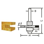 MAKITA D-48991 - KOTOUČOVÁ FRÉZA SLOŽISKEM STOPKA 8 MM,47,6X5,5X59 MM - PRO HORNÍ FRÉZKY{% if kategorie.adresa_nazvy[0] != zbozi.kategorie.nazev %} - PŘÍSLUŠENSTVÍ{% endif %}