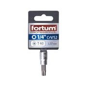 FORTUM HLAVICE ZÁSTRČNÁ 1/4" HROT TORX, T 40, L 37MM, 4701726 - ZÁSTRČNÉ HLAVICE - RUČNÍ NÁŘADÍ