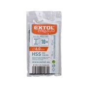 EXTOL PREMIUM VRTÁK DO KOVU HSS, BAL 10KS, O 6,0MM, 8801060 - VRTÁKY DO KOVU HSS EXTOL - PŘÍSLUŠENSTVÍ