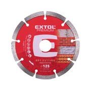 EXTOL PREMIUM KOTOUČ DIAMANTOVÝ ŘEZNÝ SEGMENTOVÝ - SUCHÉ ŘEZÁNÍ, O 125X22,2X2MM, 108712 - DIA KOTOUČ 125 MM{% if kategorie.adresa_nazvy[0] != zbozi.kategorie.nazev %} - PŘÍSLUŠENSTVÍ{% endif %}