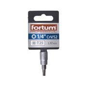 FORTUM HLAVICE ZÁSTRČNÁ 1/4" HROT TORX, T 25, L 37MM, 4701723 - ZÁSTRČNÉ HLAVICE - RUČNÍ NÁŘADÍ