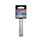 FORTUM HLAVICE NÁSTRČNÁ PRODLOUŽENÁ 1/2", 16MM, L 77MM, 4700516 - NÁSTRČNÉ HLAVICE, OŘECHY - RUČNÍ NÁŘADÍ