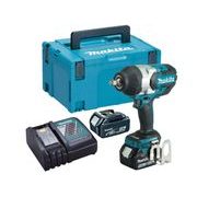 MAKITA DTW1002RTJ - AKU RÁZOVÝ UTAHOVÁK 1/2" LI-ION LXT 18V/5,0AH - RÁZOVÝ UTAHOVÁK 18V - AKU NÁŘADÍ