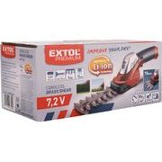 EXTOL PREMIUM HT 72 NŮŽKY NA TRÁVU A ŽIVÉ PLOTY AKU, 7,2V LI-ION, 1300MAH, 8895440 - AKUMULÁTOROVÝ PLOTOSTŘIH - ZAHRADA