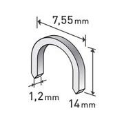 EXTOL PREMIUM SPONY OBLÉ, BALENÍ 1000KS, 14MM, 7,55X0,52X1,2MM, 8852305 - SPONY DO SPONKOVAČKY{% if kategorie.adresa_nazvy[0] != zbozi.kategorie.nazev %} - PŘÍSLUŠENSTVÍ{% endif %}