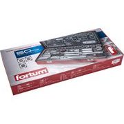 FORTUM HLAVICE NÁSTRČNÉ, SADA 50KS, 1/4", 1/2", 4700002 - GOLA SADY - RUČNÍ NÁŘADÍ