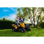 RIWALL PRO RLT 92 HRD TRAVNÍ TRAKTOR 92 CM SE ZADNÍM VÝHOZEM A HYDROSTATICKOU PŘEVODOVKOU - ZAHRADNÍ TRAKTOR 1-VÁLEC - ZAHRADA