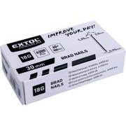 EXTOL PREMIUM HŘEBÍK NASTŘELOVACÍ, 6000KS, 30MM, 18G, TYP F, HLAVA 2MM, 1,25X0,95MM, 8862613 - HŘEBÍKY TYP F - PŘÍSLUŠENSTVÍ