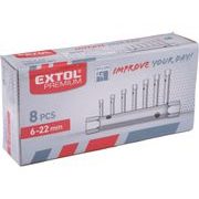 EXTOL PREMIUM KLÍČE TRUBKOVÉ, SADA 8KS, 6-22MM, CRV, 8816370 - SADY TRUBKOVÝCH KLÍČŮ - RUČNÍ NÁŘADÍ