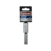 FORTUM HLAVICE NÁSTRČNÁ PRODLOUŽENÁ 1/2", 10MM, L 77MM, 4700510 - NÁSTRČNÉ HLAVICE, OŘECHY - RUČNÍ NÁŘADÍ