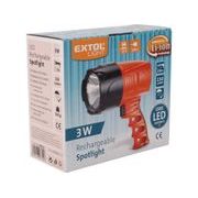 EXTOL LIGHT SVÍTILNA 150LM CREE LED, NABÍJECÍ, 43123 - KAPESNÍ SVÍTILNY A ČELOVKY - SVÍTIDLA