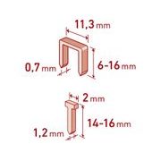 FORTUM PISTOLE SPONKOVACÍ, 6-16MM, 4770701 - SPONKOVACÍ PISTOLE A SPONY - RUČNÍ NÁŘADÍ