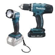 MAKITA DDF453SYEL - AKU VRTACÍ ŠROUBOVÁK SE SVÍTILNOU LI-ION LXT 18V/1,5AH - AKU ŠROUBOVÁK 18V - 20V{% if kategorie.adresa_nazvy[0] != zbozi.kategorie.nazev %} - AKU NÁŘADÍ{% endif %}