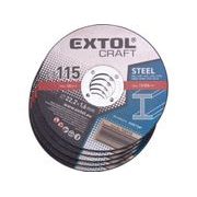 EXTOL CRAFT KOTOUČE ŘEZNÉ NA KOV, 5KS, O 115X1,6X22,2MM, 106910 - ŘEZNÝ KOTOUČ 115 MM - PŘÍSLUŠENSTVÍ