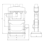 HYDRAULICKÝ LIS WPP 100 HBK - LISY HYDRAULICKÉ - KOVOOBRÁBĚCÍ STROJE