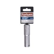 FORTUM HLAVICE NÁSTRČNÁ PRODLOUŽENÁ 1/2", 14MM, L 77MM, 4700514 - NÁSTRČNÉ HLAVICE, OŘECHY - RUČNÍ NÁŘADÍ