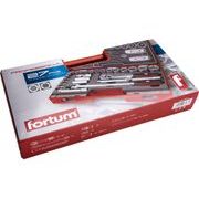 FORTUM HLAVICE NÁSTRČNÉ, SADA 27KS, 1/2", 4700014 - GOLA SADY - RUČNÍ NÁŘADÍ