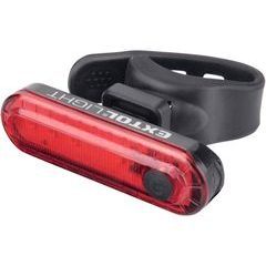 EXTOL LIGHT světlo červené na kolo 30lm, USB nabíjení, 43138